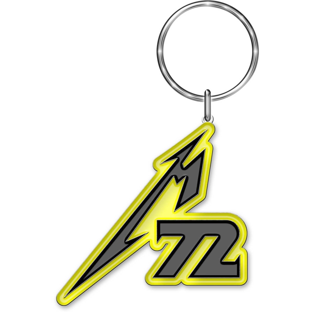 Metallica - M72 Schlüsselring - Gelb/Grau